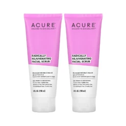 2 X ACURE Radically Rejuvenating Facial Scrub 118mL