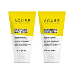 2 X ACURE Brightening Night Cream 50mL