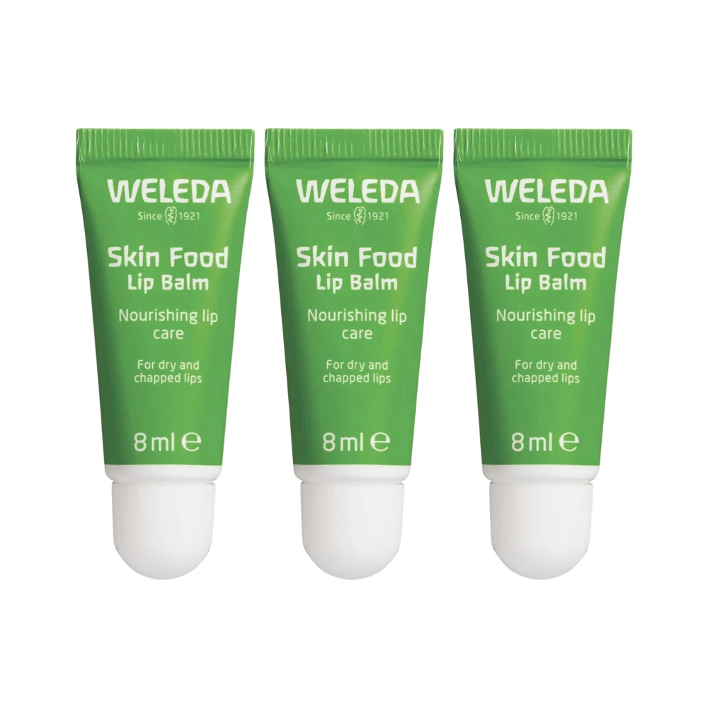 3 X Weleda Skin Food Lip Balm 8mL 3 3 X Weleda Skin Food Lip Balm 8mL