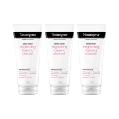 3 X Neutrogena Deep Clean Brightening Foaming Cleanser 175g