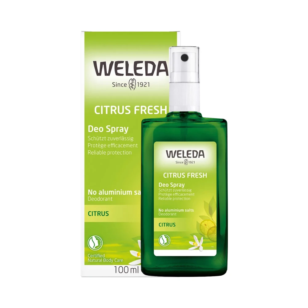 Weleda Citrus Fresh Deodorant Spray 100ml (3-Pack Bundle) 4 Weleda Citrus Fresh Deodorant Spray 100ml (3-Pack Bundle) - Image 2