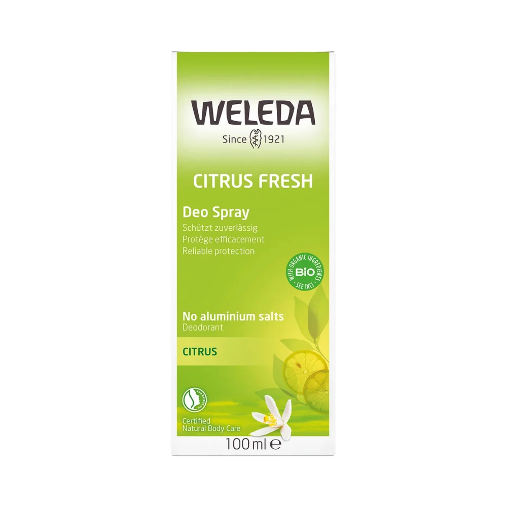Weleda Citrus Fresh Deodorant Spray 100ml (3-Pack Bundle) 5 Weleda Citrus Fresh Deodorant Spray 100ml (3-Pack Bundle) - Image 3
