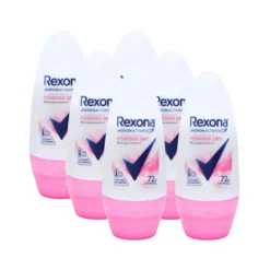 Rexona Motion Activated Powder Dry Deodorant Roll On 45mL - 6 Pack