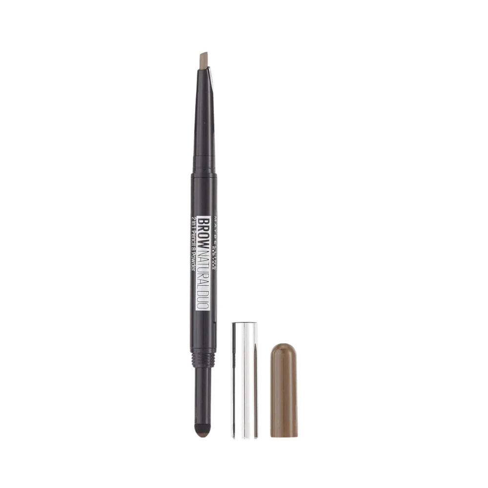 Maybelline Brow Natural Duo 2-in-1 Pencil and Powder - Brown (3 Pack) 5 Maybelline Brow Natural Duo 2-in-1 Pencil and Powder - Brown (3 Pack) - Image 3