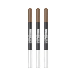 Maybelline Brow Natural Duo 2-in-1 Pencil and Powder - Brown (3 Pack)