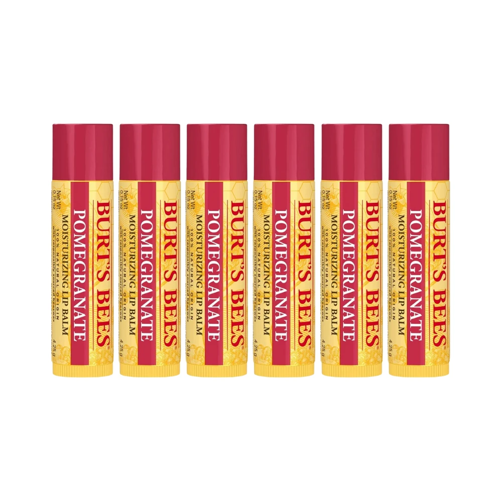 6 X Burt's Bees Pomegranate Lip Balm 4.25g 5 6 X Burt's Bees Pomegranate Lip Balm 4.25g - Image 3