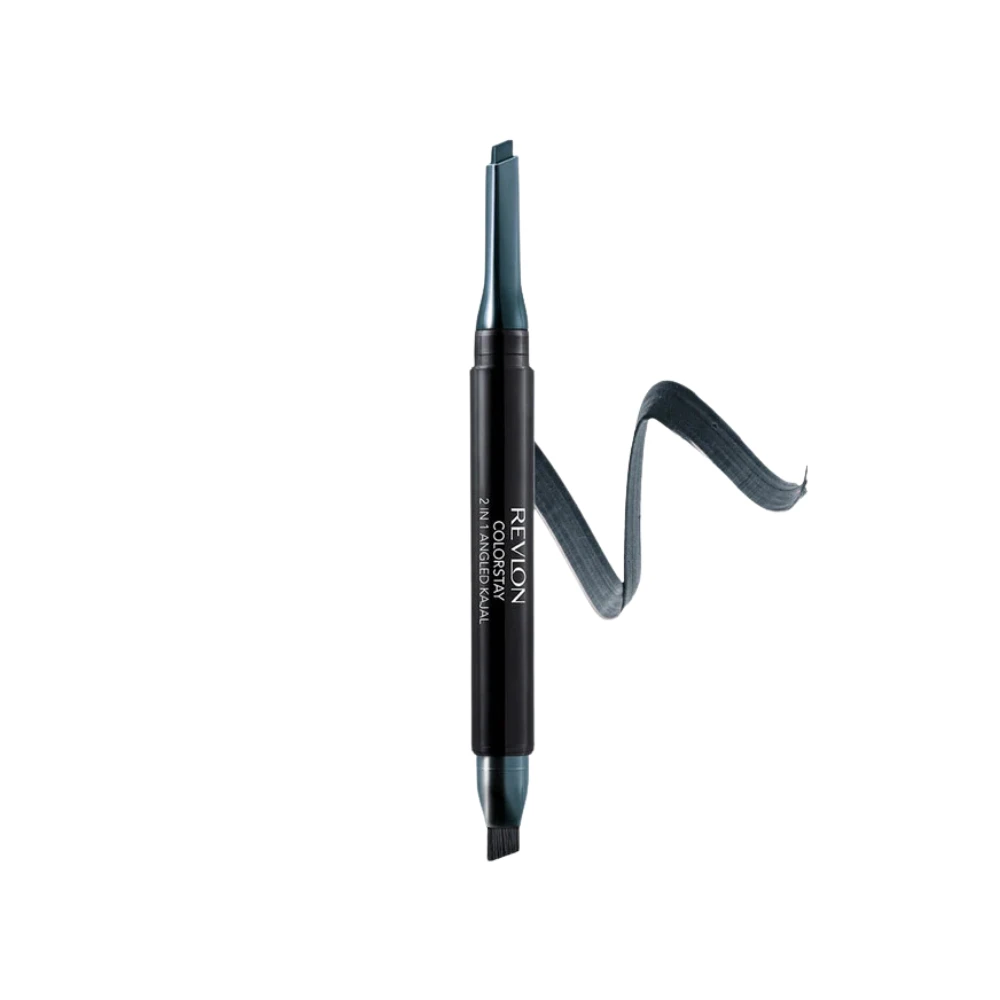 2 X Revlon Colorstay 2 In 1 Angled Kajal Eyeliner 0.28g - 101 Onyx 4 2 X Revlon Colorstay 2 In 1 Angled Kajal Eyeliner 0.28g - 101 Onyx - Image 2