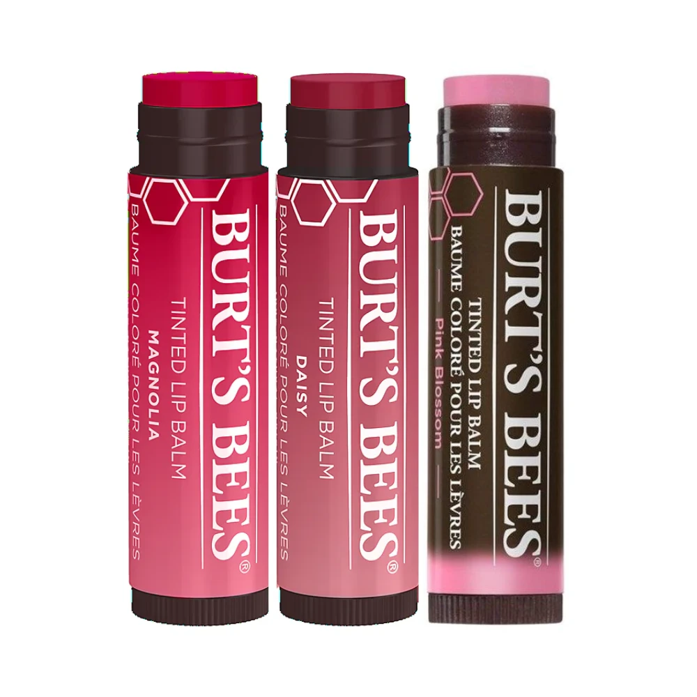 Burt's Bees Tinted Lip Balm Set 3x4.25g 3 Burt's Bees Tinted Lip Balm Set 3x4.25g