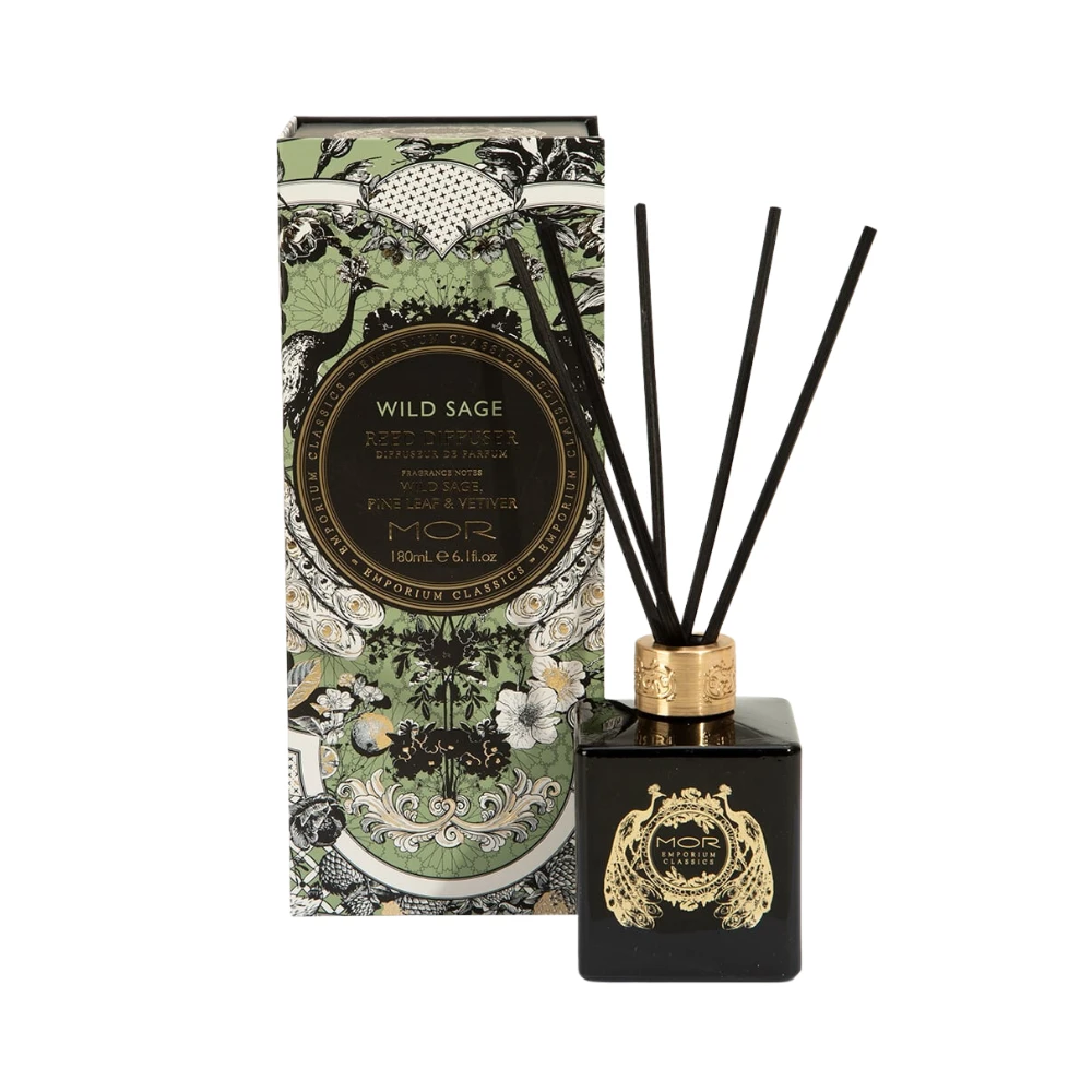 MOR Emporium Classics Reed Diffuser 180mL - Wild Sage 3 MOR Emporium Classics Reed Diffuser 180mL - Wild Sage
