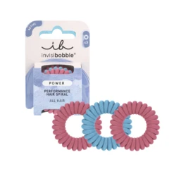 Invisibobble® Invisibobble Power Performance Spiral Hair Ties 3Pk - Fluffy Rose And Ice