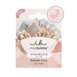 Invisibobble® Invisibobble Sprunchie Slim Spiral Scrunchie 2Pk - Bella Chrome