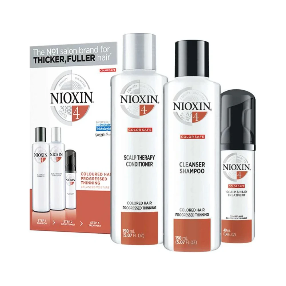 Nioxin System 4 Trial Kit for Colored Hair with Progressed Thinning 3 Nioxin System 4 Trial Kit for Colored Hair with Progressed Thinning