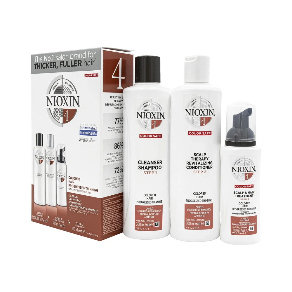 Nioxin System 4 Professional 3-Step Kit for Colored Hair with Progressed Thinning 3 Nioxin System 4 Professional 3-Step Kit for Colored Hair with Progressed Thinning
