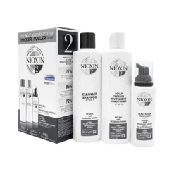 Nioxin System 2 Full Size Kit - 3-Step Treatment for Progressed Thinning