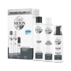 Nioxin System 2 Trial Kit - 3-Step Treatment for Natural Progressed Thinning Hair