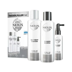 Nioxin System 1 3-Part Trial Kit for Natural Hair with Light Thinning