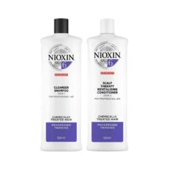 Nioxin System 6 Cleanser Shampoo And Revitalising Conditioner 1 Litre/1000mL Bundled Duo