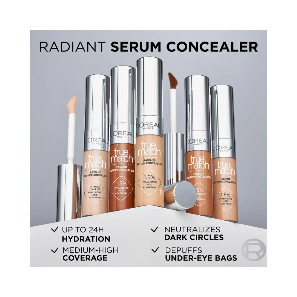 L’Oréal Paris L'Oreal Paris True Match Radiant Serum Concealer 11mL - 3R/C 4 L’Oréal Paris L'Oreal Paris True Match Radiant Serum Concealer 11mL - 3R/C - Image 2