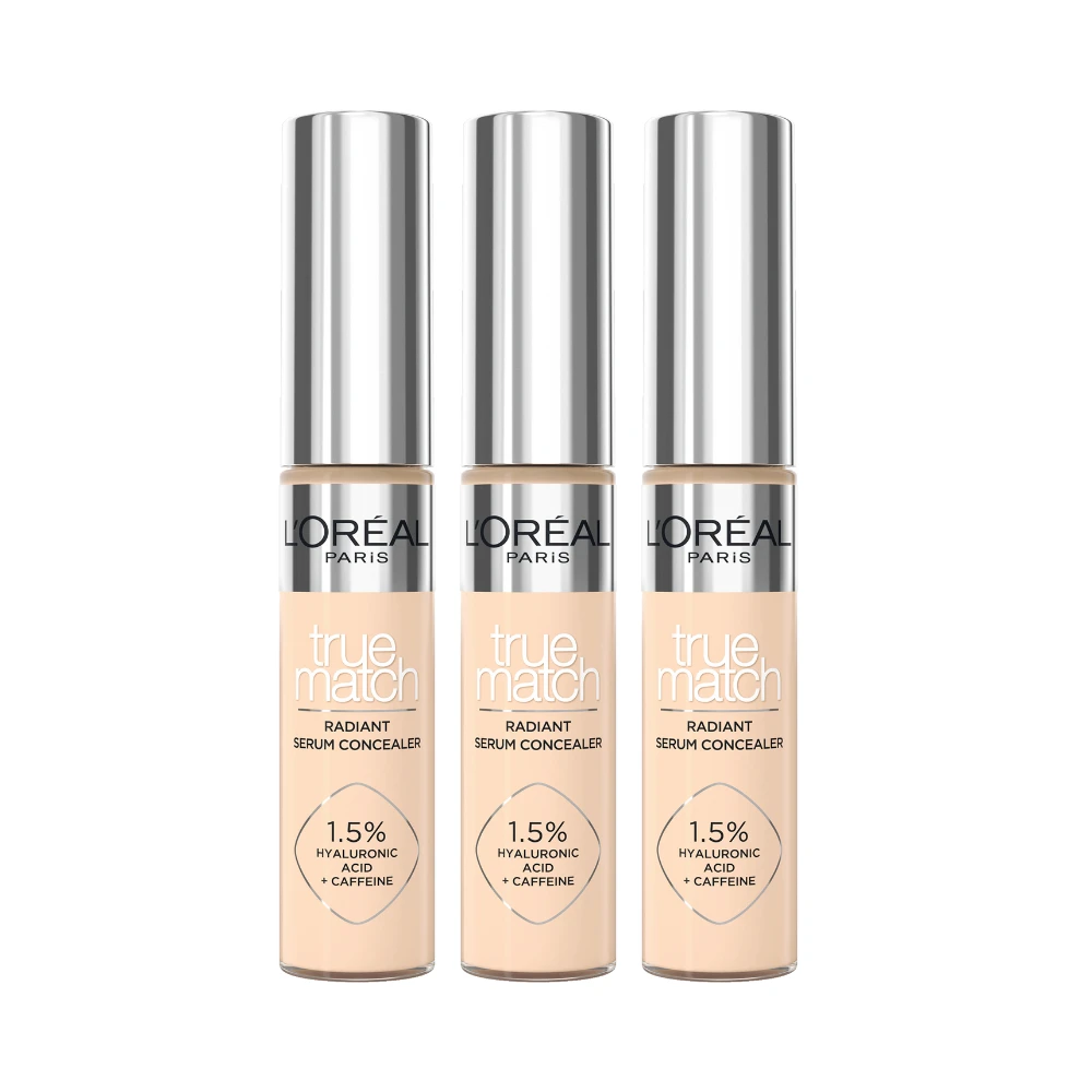 L’Oréal Paris True Match Radiant Serum Concealer 11mL (3-Pack Bundle) - 3R/C 3 L’Oréal Paris True Match Radiant Serum Concealer 11mL (3-Pack Bundle) - 3R/C