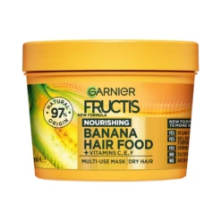 Garnier Fructis Hair Food Mask 3-Pack - Nourishing Banana 390mL x 3 -On Trend Beauty OTB 5800.alt 1