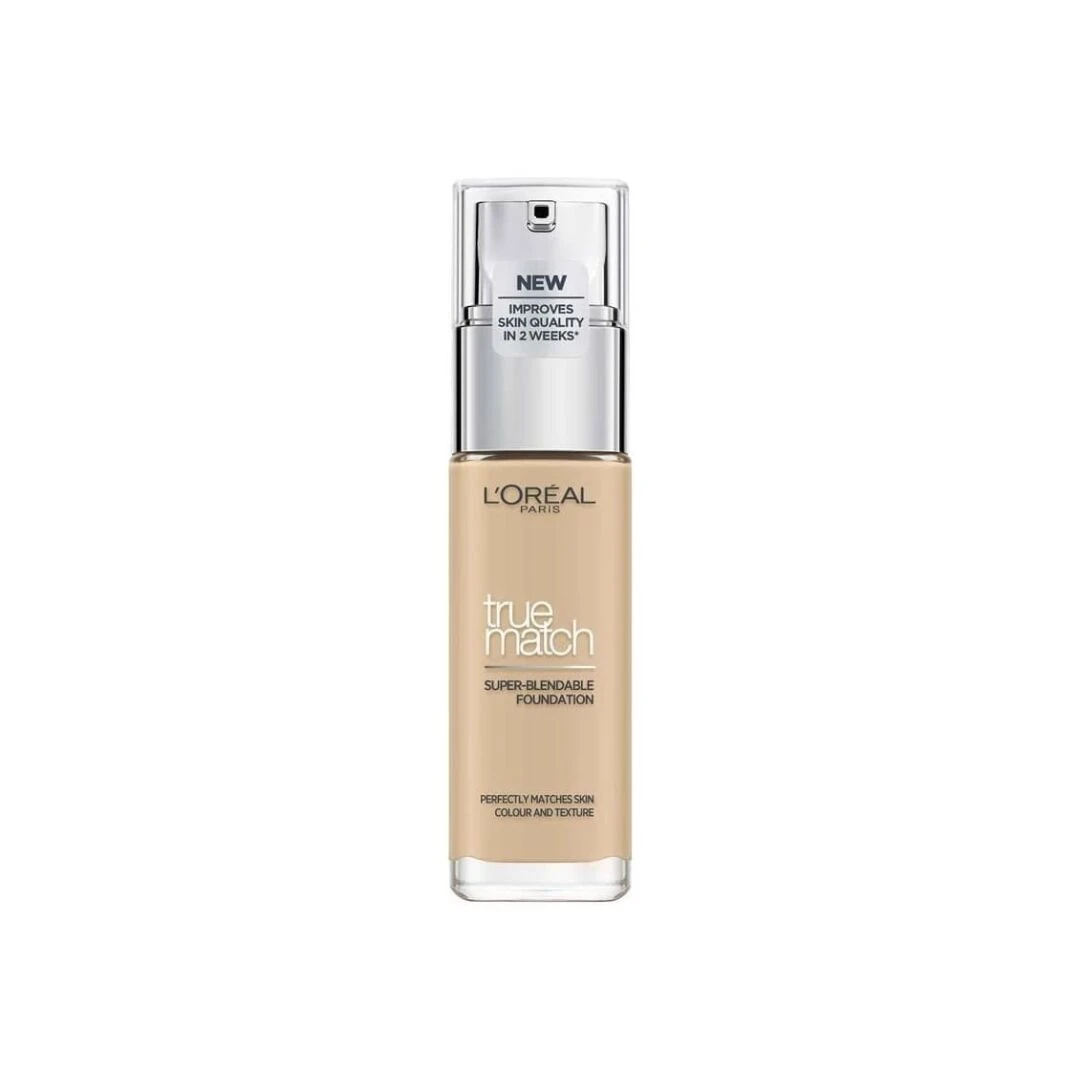 L’Oréal Paris True Match Super Blendable Liquid Foundation 3-Pack - 1.5.N Linen 4 L’Oréal Paris True Match Super Blendable Liquid Foundation 3-Pack - 1.5.N Linen - Image 2