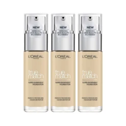L'Oreal Paris True Match Super Blendable Liquid Foundation 3-Pack - 1.D/1.W Golden Ivory