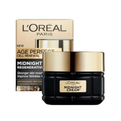 L’Oréal Paris L'Oreal Paris Age Perfect Cell Renewal Day Cream SPF15 & Midnight Cream 50mL Duo -On Trend Beauty OTB 5809.alt 2