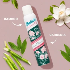 Batiste Naturally Dry Shampoo Bamboo Fibre & Gardenia 200mL - 6 Pack Bundle -On Trend Beauty OTB 5839.alt 3