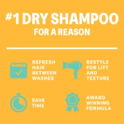 Batiste Naturally Dry Shampoo Bamboo Fibre & Gardenia 200mL - 6 Pack Bundle -On Trend Beauty OTB 5839.alt 5