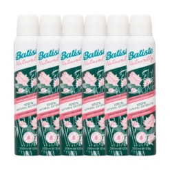 Batiste Naturally Dry Shampoo Bamboo Fibre & Gardenia 200mL - 6 Pack Bundle