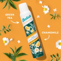 Batiste Naturally Dry Shampoo Green Tea & Chamomile 200mL - 6 Pack -On Trend Beauty OTB 5840.alt 3