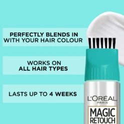 L'Oreal Paris Magic Retouch Permanent Hair Colour - 6 Light Brown (Pack of 3) -On Trend Beauty OTB 5844.alt 4