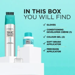 L'Oreal Paris Magic Retouch Permanent Hair Colour - 6 Light Brown (Pack of 3) -On Trend Beauty OTB 5844.alt 5