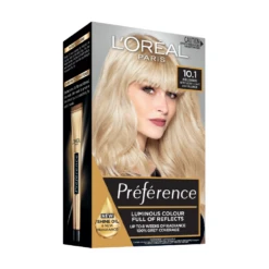L’Oréal Paris Preference Permanent Hair Colour 10.1 Helsinki Very Light Ash Blonde (3 Pack) -On Trend Beauty OTB 5845.alt 1