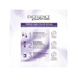 L’Oréal Paris Excellence Cool Creme 5.11 Ultra Light Brown (3 x Pack) 9 L’Oréal Paris Excellence Cool Creme 5.11 Ultra Light Brown (3 x Pack) -On Trend Beauty OTB 5853.alt 2