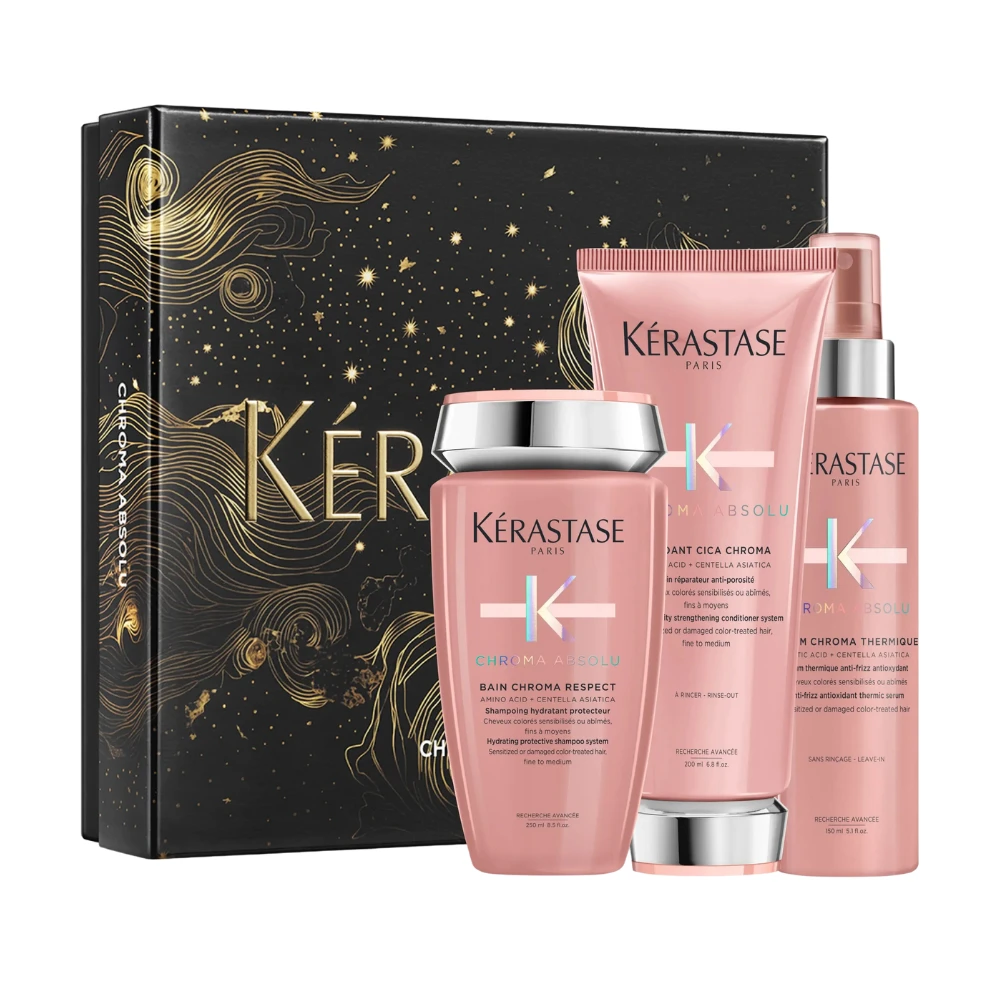 Kérastase Kerastase Chroma Absolu Holiday '24 3 Piece Coffret Gift Set 3 Kérastase Kerastase Chroma Absolu Holiday '24 3 Piece Coffret Gift Set