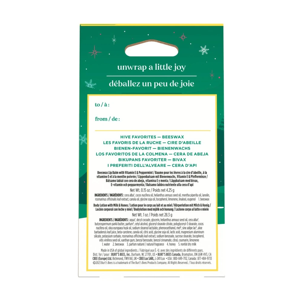 Burt's Bees Hive Favorites 2 Piece Gift Set 5 Burt's Bees Hive Favorites 2 Piece Gift Set - Image 3