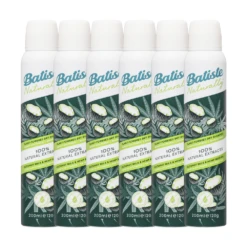 Batiste Naturally Dry Shampoo Coconut Milk & Hemp Seed Oil 200mL - 6 Pack Bundle