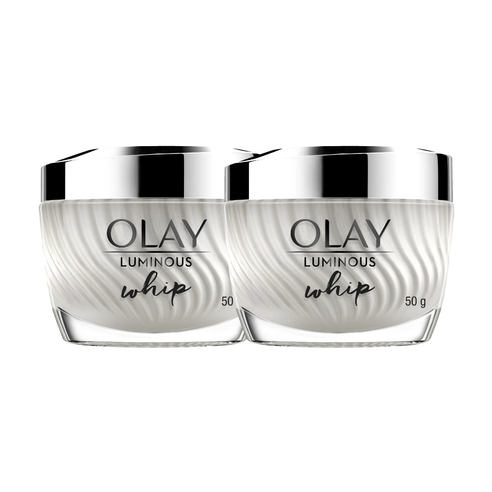 2 X Olay Luminous Whip Moisturiser 50g 3 2 X Olay Luminous Whip Moisturiser 50g