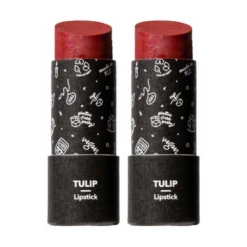 Ethique Tulip Lipstick 2-Pack - Deep Berry Brown Satin Matte (8g x 2)