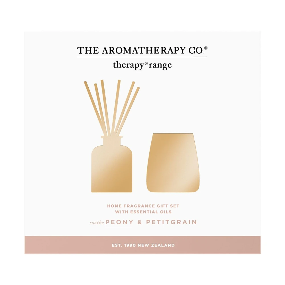 The Aromatherapy Co. Therapy Mini Candle & Diffuser Gift Set - Peony & Petitgrain 4 The Aromatherapy Co. Therapy Mini Candle & Diffuser Gift Set - Peony & Petitgrain - Image 2