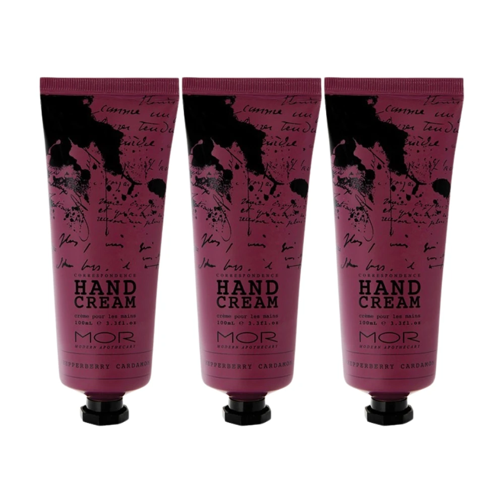 MOR Boutique Correspondence Hand Cream Bundle - Pepperberry Cardamom (Set of 3) 3 MOR Boutique Correspondence Hand Cream Bundle - Pepperberry Cardamom (Set of 3)