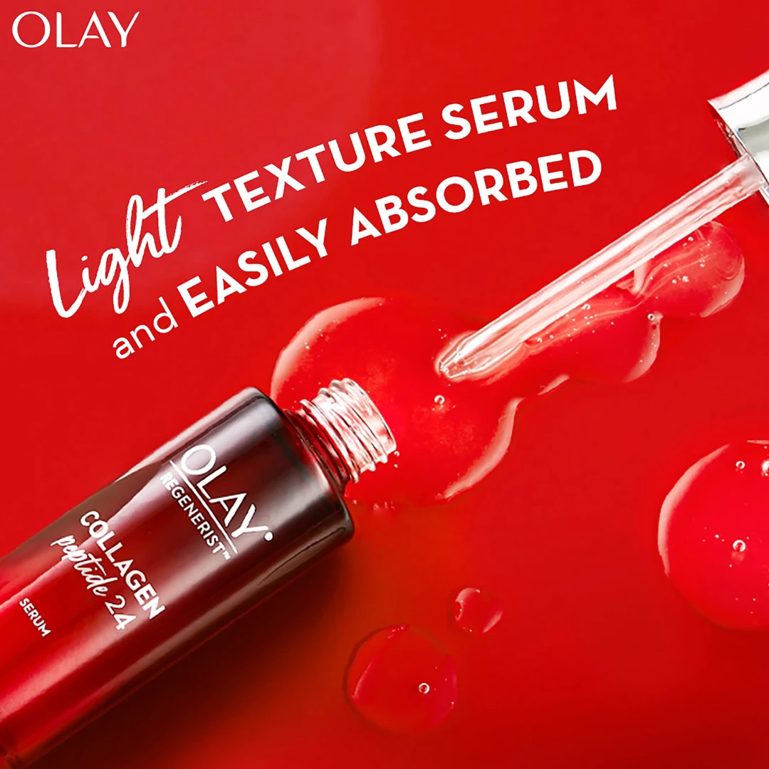 Olay Regenerist Collagen Peptide 24 Moisturiser & Serum Set 8 Olay Regenerist Collagen Peptide 24 Moisturiser & Serum Set - Image 6