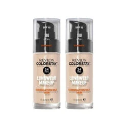 Revlon ColorStay Liquid Makeup for Combination/Oily Skin, 110 Ivory - 2 Pack