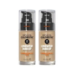 Revlon ColorStay Liquid Makeup for Combination/Oily Skin - 2-Pack (180 Sand Beige)