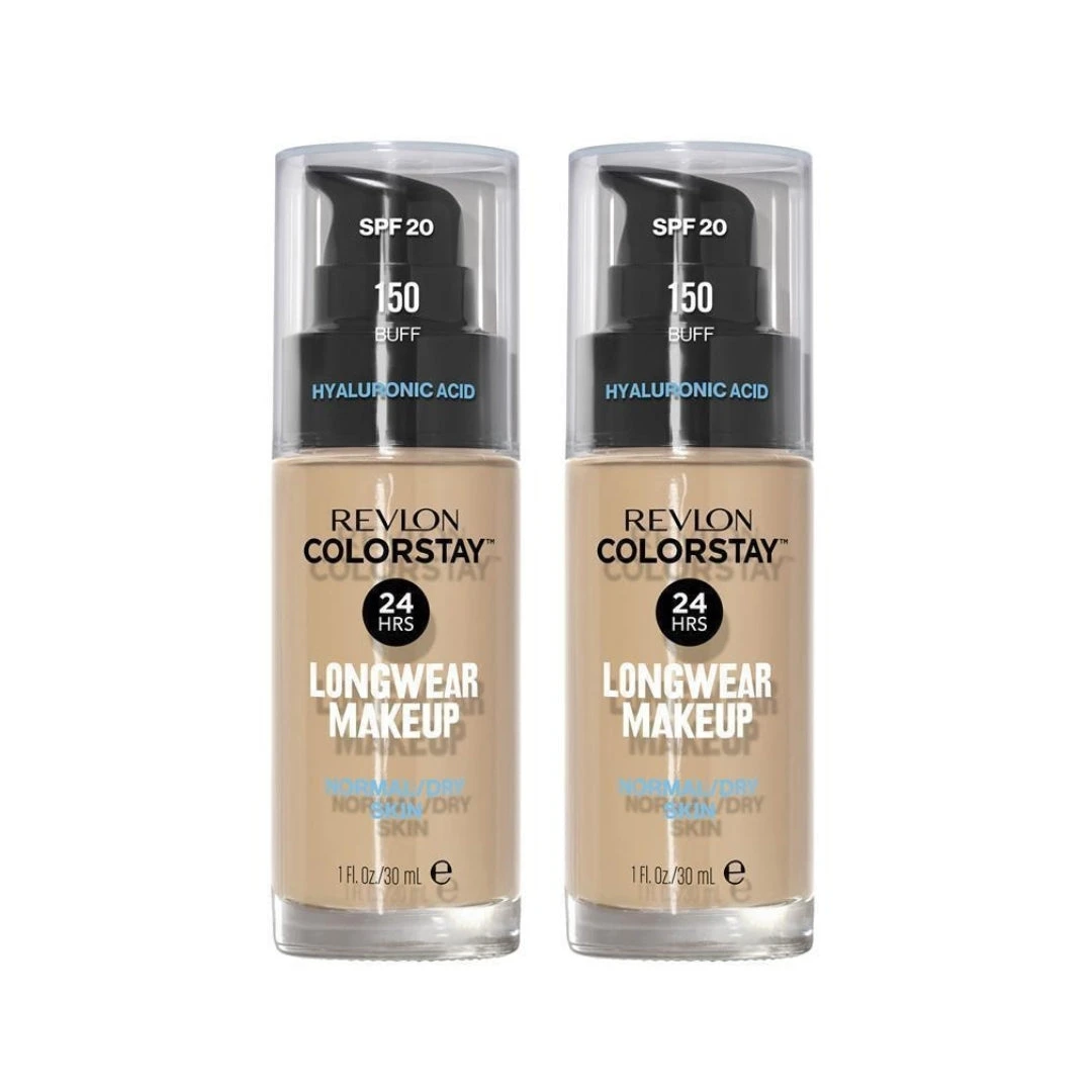 Revlon ColorStay Makeup for Normal/Dry Skin - 2 x 30mL (150 Buff) 3 Revlon ColorStay Makeup for Normal/Dry Skin - 2 x 30mL (150 Buff)