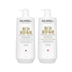 Goldwell Dualsenses Rich Repair Restoring Shampoo & Conditioner 1 Litre Duo