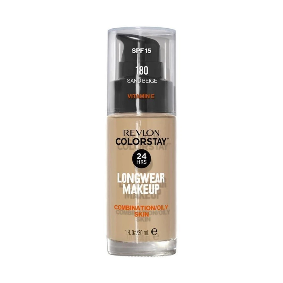 Revlon ColorStay Makeup For Combination/Oily Skin 30mL - 180 Sand Beige 3 Revlon ColorStay Makeup For Combination/Oily Skin 30mL - 180 Sand Beige