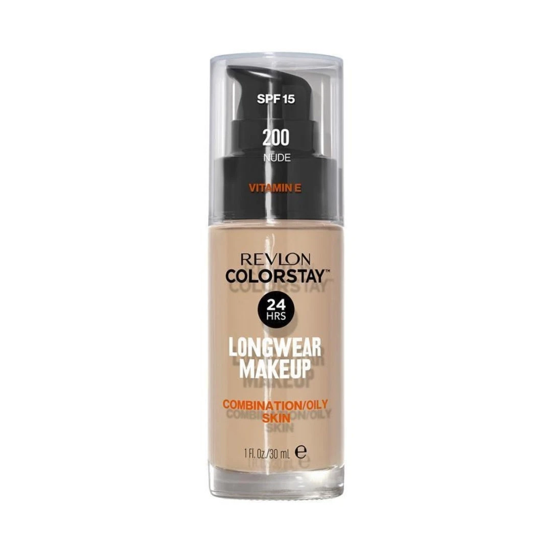 Revlon ColorStay Makeup For Combination/Oily Skin 30mL - 200 Nude 3 Revlon ColorStay Makeup For Combination/Oily Skin 30mL - 200 Nude